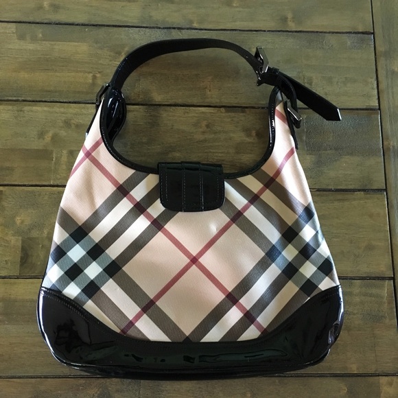 ❄️NWOT Burberry Nova Check Brook Hobo Bag❄️ - Picture 3 of 8